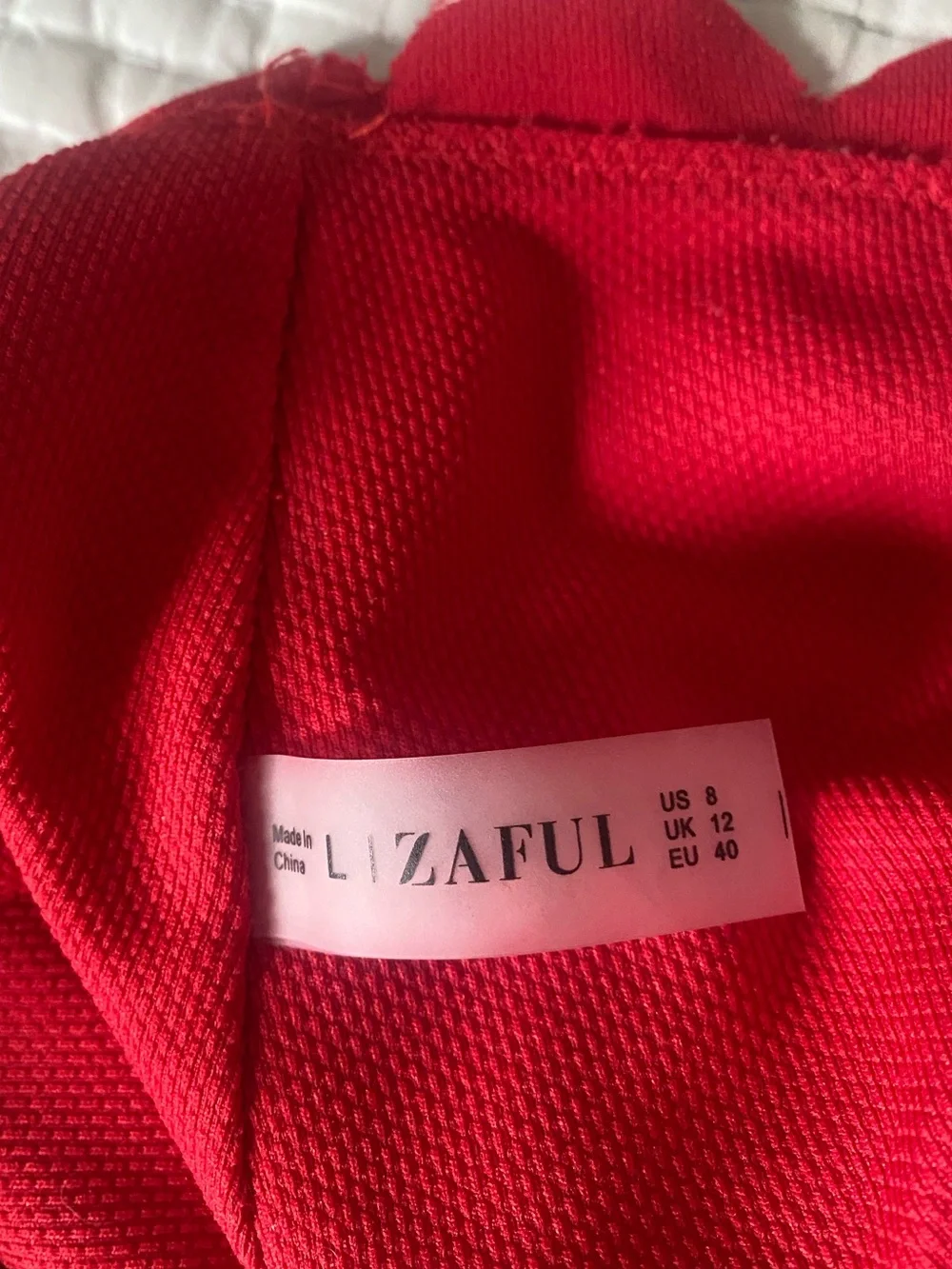 Zaful cherry red